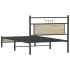 Estructura de cama sin colchón madera roble Sonoma 100x200