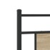 Estructura de cama sin colchón madera roble Sonoma 100x200