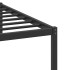 Estructura de cama sin colchón madera roble ahumado 100x200