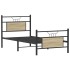 Estructura de cama sin colchón madera roble Sonoma 90x190