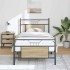 Estructura de cama sin colchón madera roble Sonoma 90x190