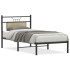 Estructura de cama sin colchón madera roble Sonoma 90x190