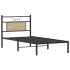Estructura de cama sin colchón madera roble Sonoma 90x190