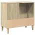 Armario de baño madera contrachapada roble Sonoma 65x33x60