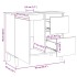 Armario de baño madera contrachapada roble Sonoma 65x33x60