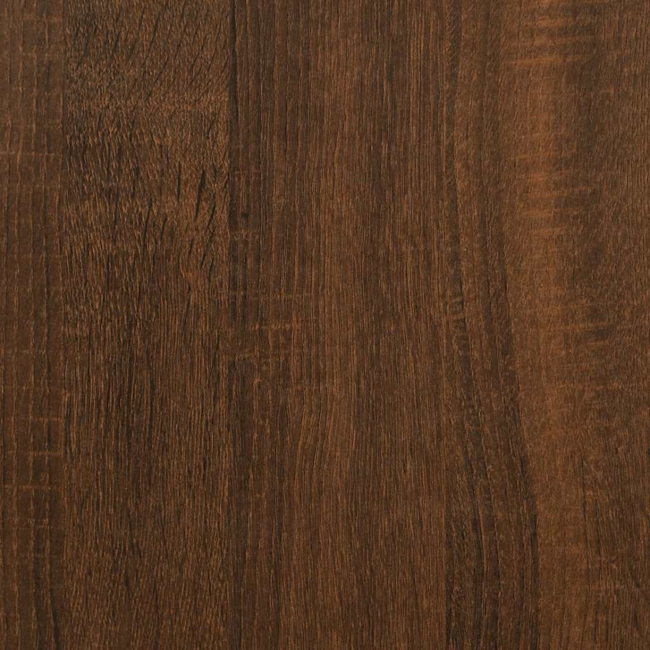Armario de baño madera contrachapada marrón roble 65x33x60