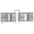 Mueble de baño madera de ingeniería gris Sonoma 80x33x60