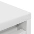 Zapatero blanco 29,5x34x76 cm madera de