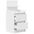 Mesillas de noche con 2 cajones 2 uds Blanco 38x34x80