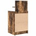 Mesilla de noche con 2 cajones roble ahumado 38x34x80