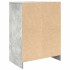 Zapatero gris hormigón 57x34x76 cm madera