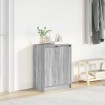 Zapatero gris Sonoma 57x34x76 cm madera de ingeniería