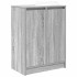 Zapatero gris Sonoma 57x34x76 cm madera de