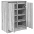 Zapatero gris Sonoma 57x34x76 cm madera de
