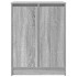 Zapatero gris Sonoma 57x34x76 cm madera de