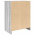 Zapatero gris Sonoma 57x34x76 cm madera de