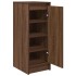 Zapatero de madera de roble marrón 29,5x34x76
