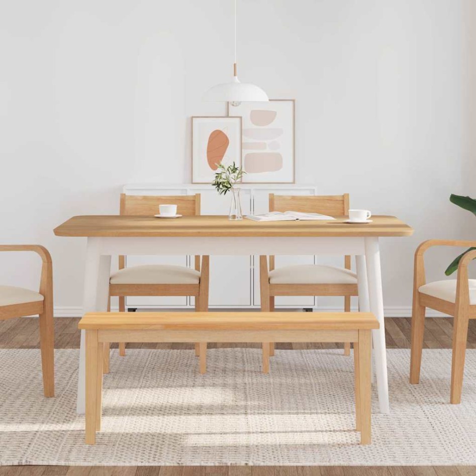 Banco 110 cm Madera Maciza