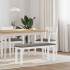 Banco 110 cm madera maciza caucho