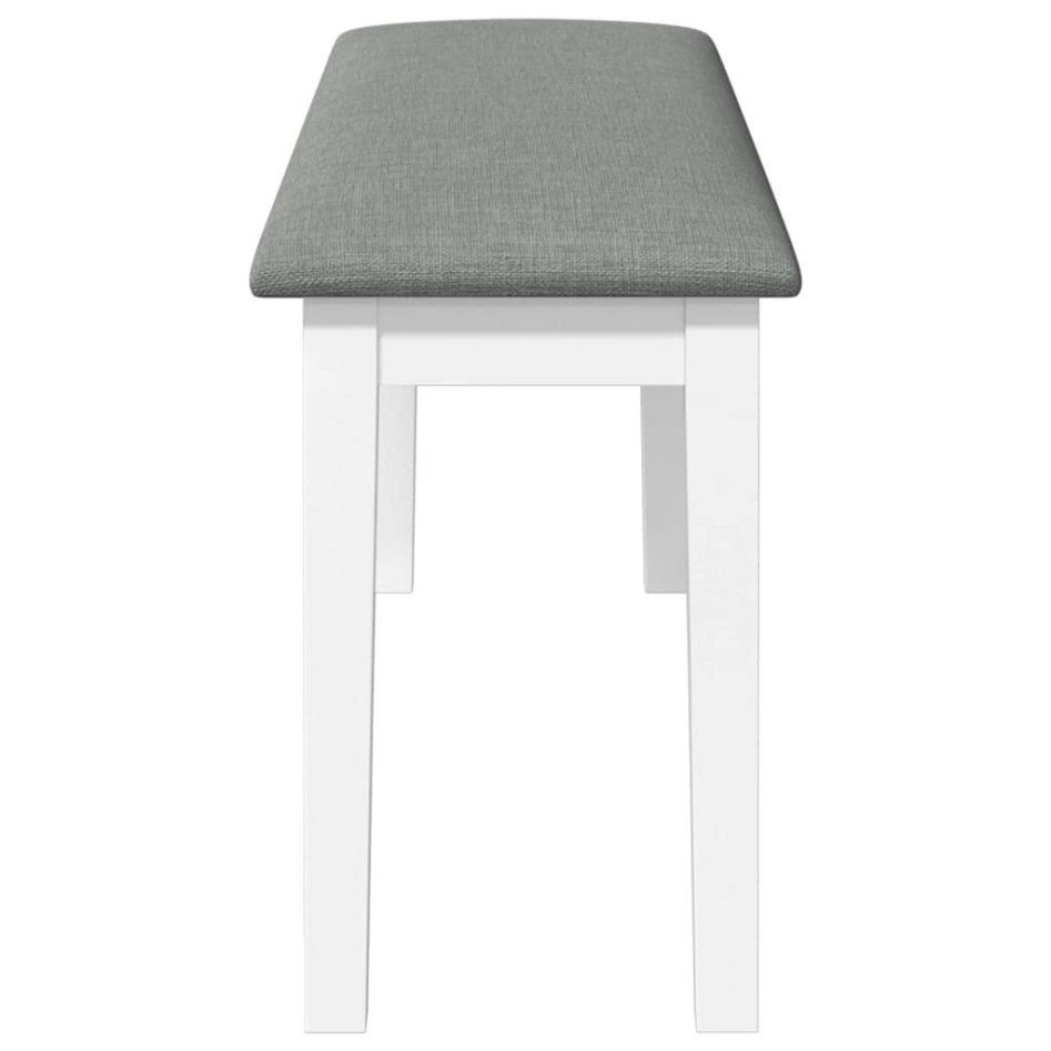 Banco 110 cm madera maciza caucho