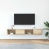 Muebles de TV 2 uds Roble Sonoma 80x31x25,5cm Madera