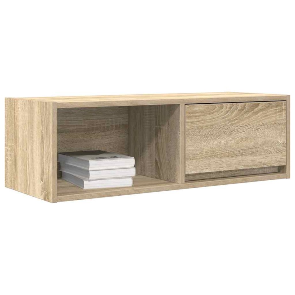 Muebles de TV 2 uds Roble Sonoma 80x31x25,5cm Madera