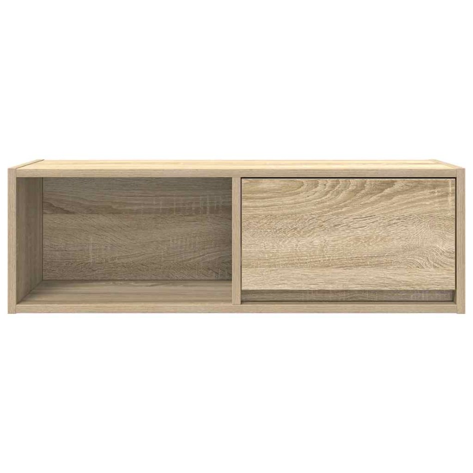 Muebles de TV 2 uds Roble Sonoma 80x31x25,5cm Madera