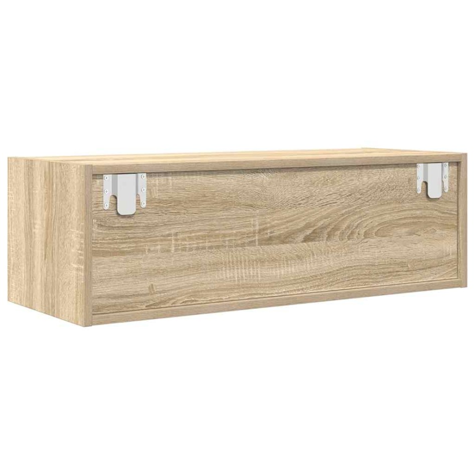 Muebles de TV 2 uds Roble Sonoma 80x31x25,5cm Madera