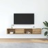 Muebles para TV 2 uds madera roble artisan 80x31x25,5
