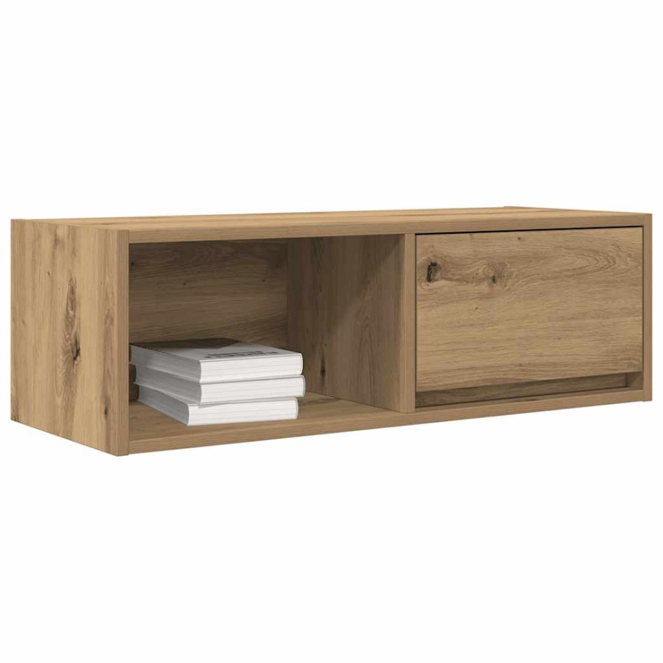 Muebles para TV 2 uds madera roble artisan 80x31x25,5