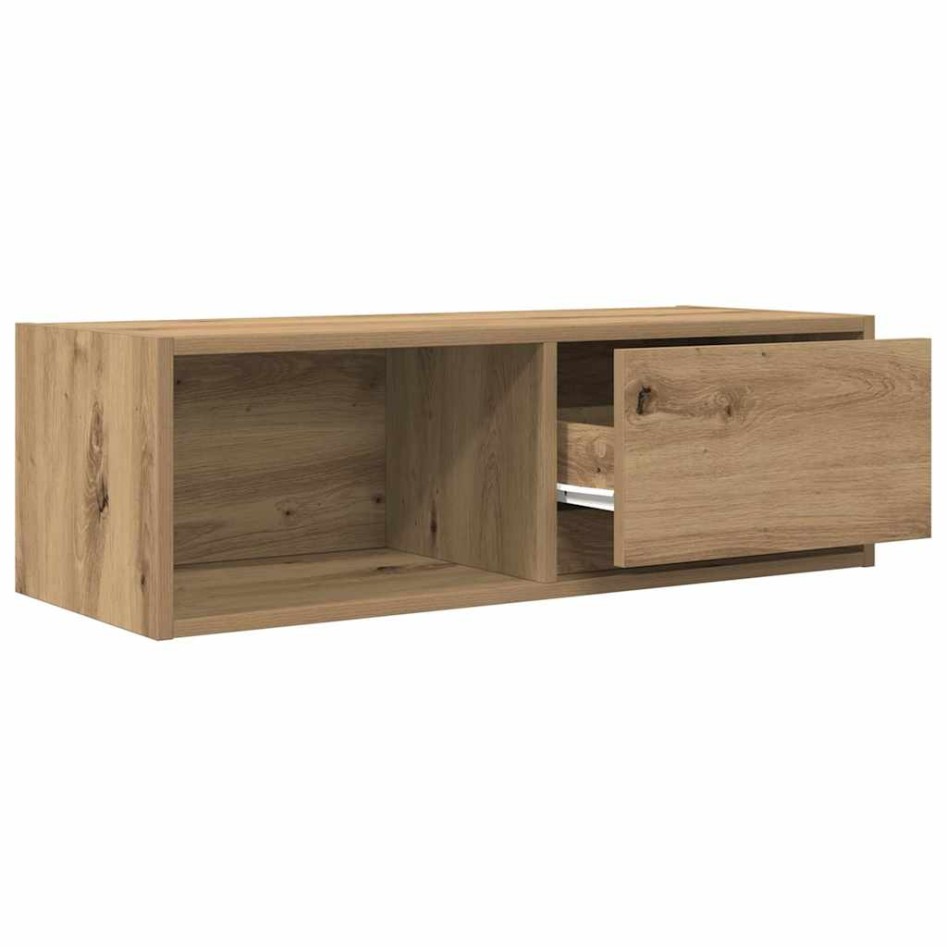 Muebles para TV 2 uds madera roble artisan 80x31x25,5