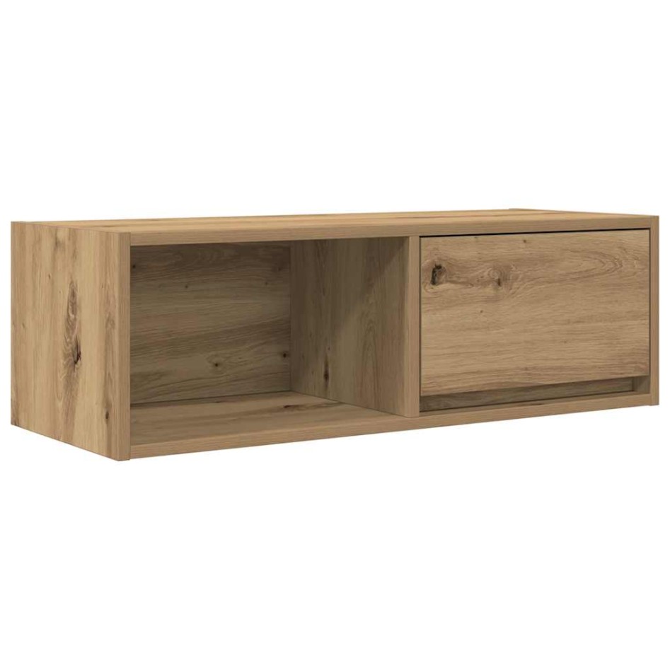 Muebles para TV 2 uds madera roble artisan 80x31x25,5