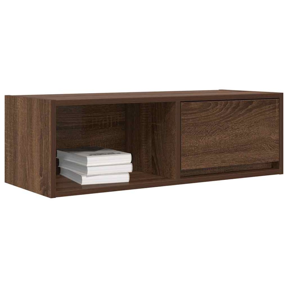 Muebles de TV 2uds Roble marrón 80x31x25,5 cm Madera