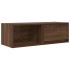 Muebles de TV 2uds Roble marrón 80x31x25,5 cm Madera