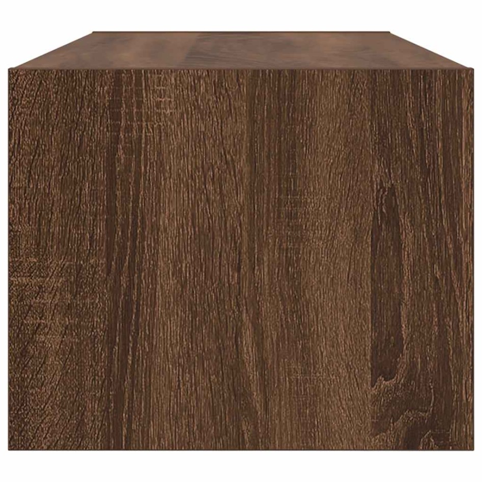 Muebles de TV 2uds Roble marrón 80x31x25,5 cm Madera