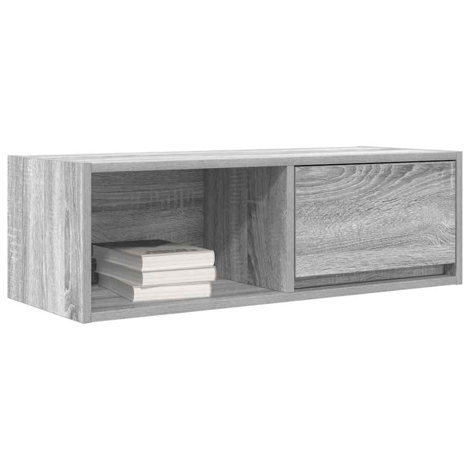 Muebles de TV 2 uds madera ingeniería gris Sonoma 80x31x25,5