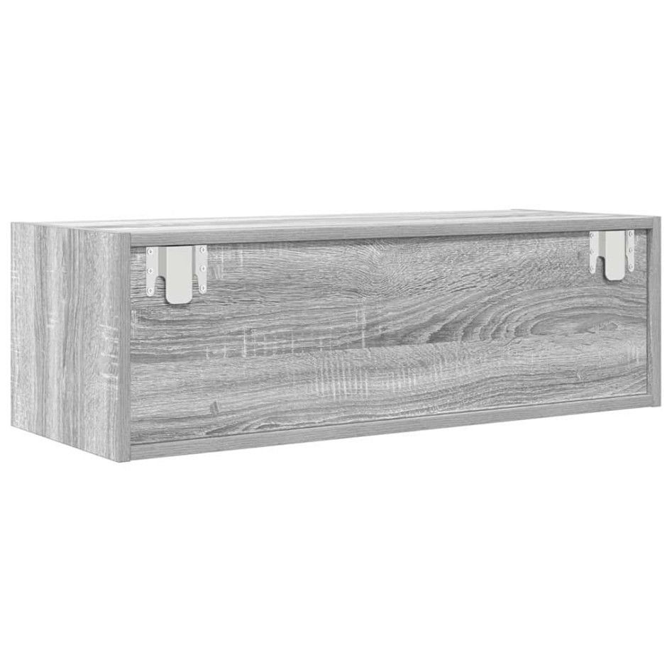 Muebles de TV 2 uds madera ingeniería gris Sonoma 80x31x25,5