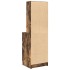 Mesilla de noche roble ahumado 39x35x125 cm Madera