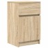 Mesilla de noche roble Sonoma 39x35x65 cm Madera de