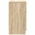 Mesilla de noche roble Sonoma 39x35x65 cm Madera de