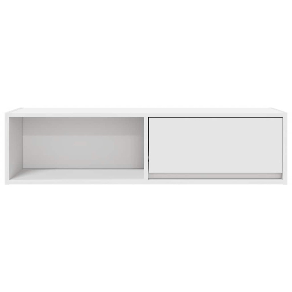 Muebles de TV 2 uds Blanco 100x31x25,5 cm Madera de