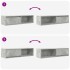 Mueble de TV madera contrachapada gris hormigón 100x31x25,5
