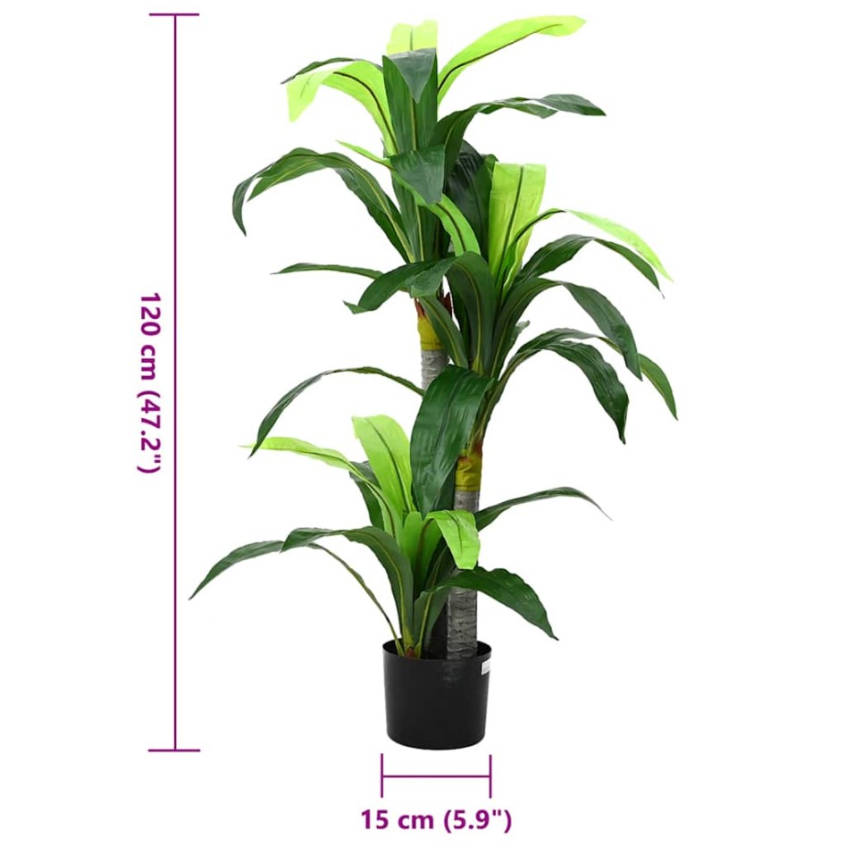 Árbol dracaena artificial 36 hojas 120 cm
