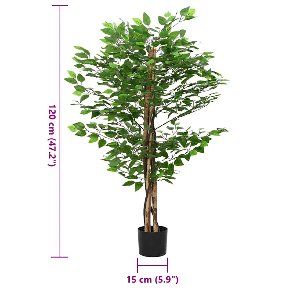 Planta Ficus Artificial 788 Hojas 120 cm