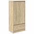 Armario con cajón Roble Sonoma 55,5x34x119,5