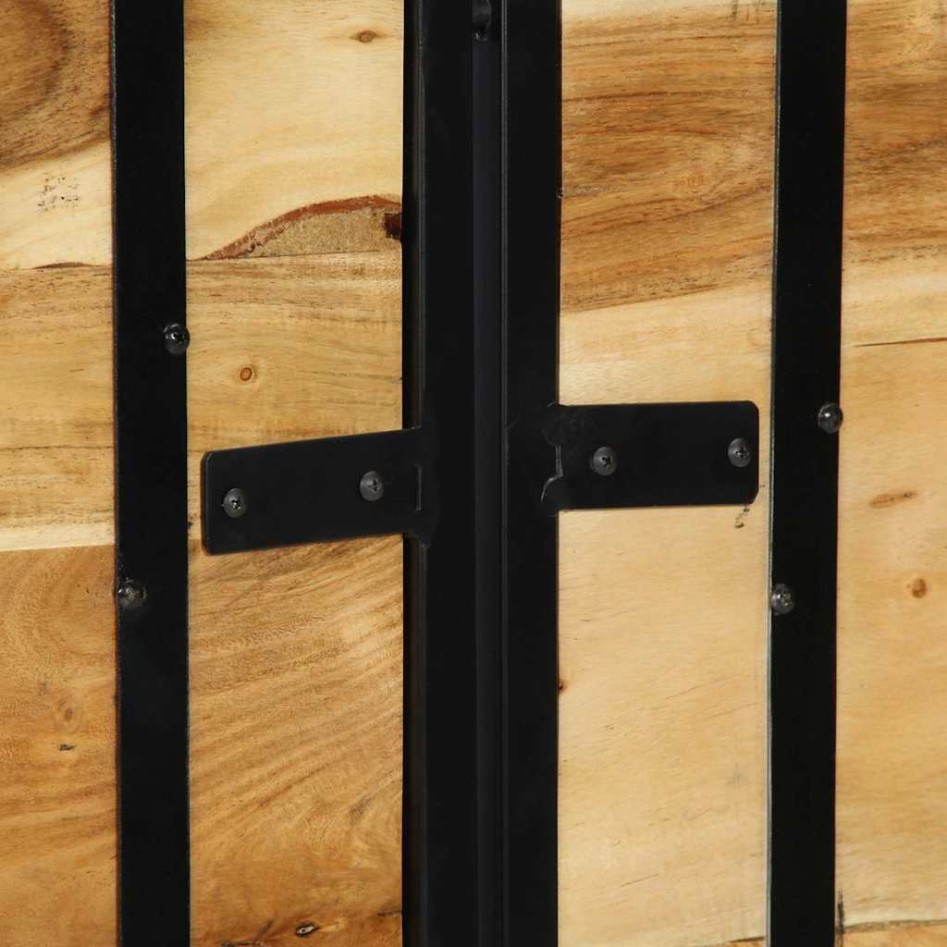 Cabecero 140 cm Madera Maciza Acacia y