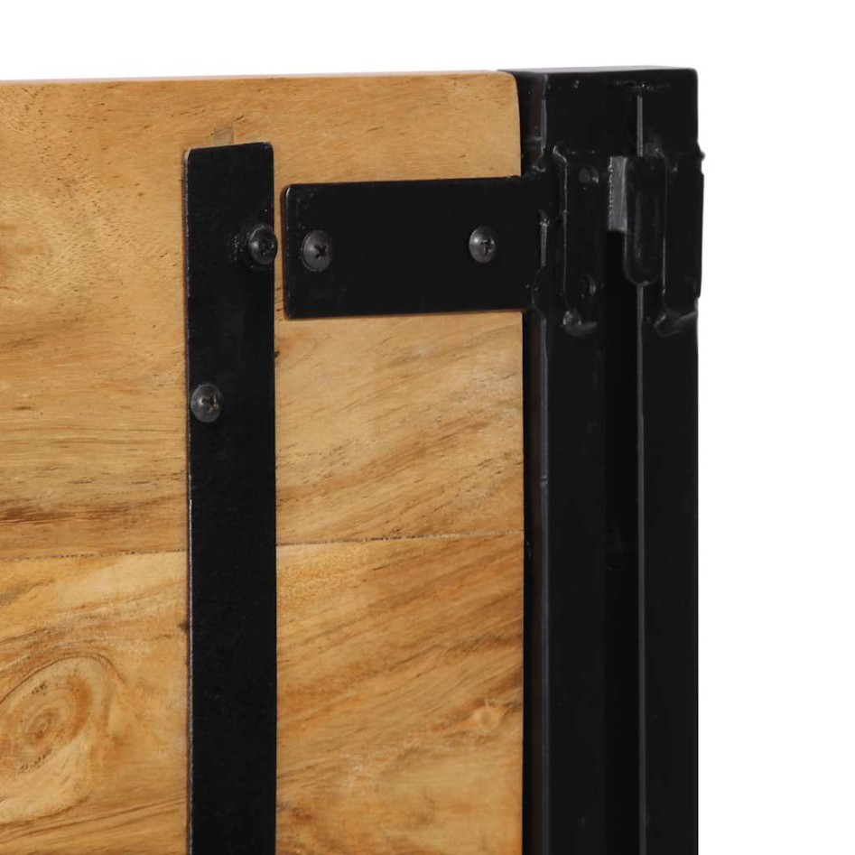 Cabecero 140 cm Madera Maciza Acacia y