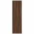 Aparador alto roble marrón 29,5x34x119,5 cm madera