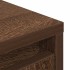 Aparador alto roble marrón 29,5x34x119,5 cm madera