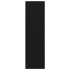 Aparador alto roble negro 29,5x34x119,5 cm madera de